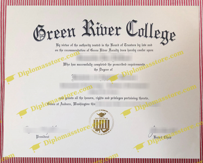 Green River College diploma, Green River College certificate,