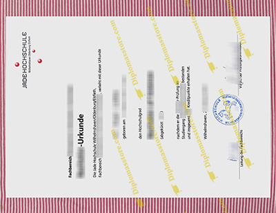 Jade Hochschule diploma