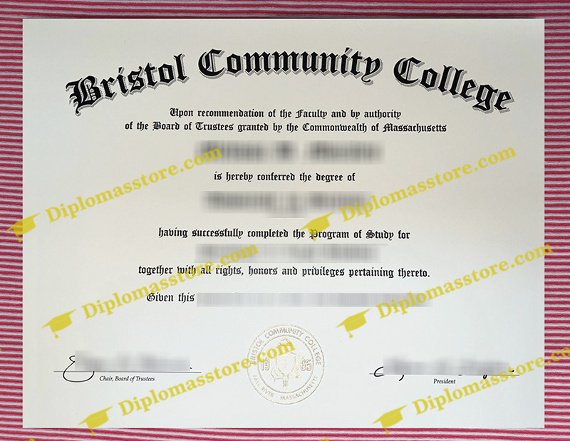 Bristol Community College diploma, Bristol Community College associate degree,