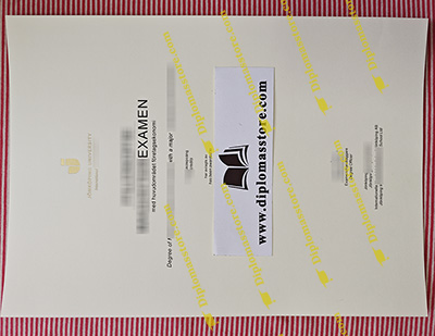 Jönköping University certificate