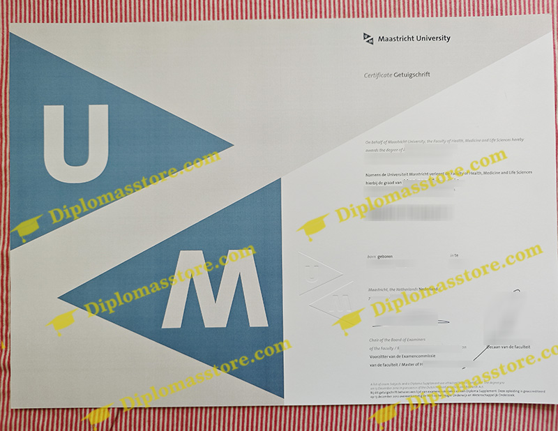 Maastricht University getuigshcrift, Maastricht University diploma,