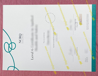 NCRQ certificate