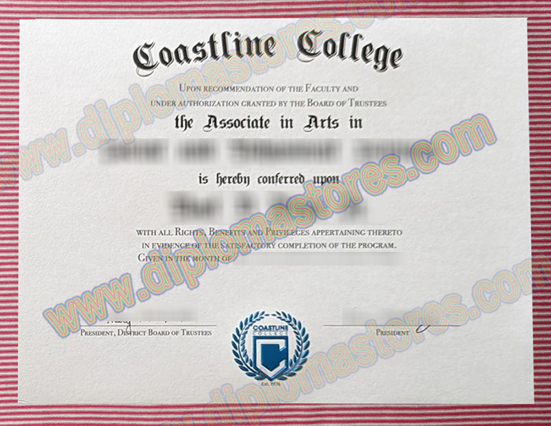 Coastline College diploma, Coastline College degree,