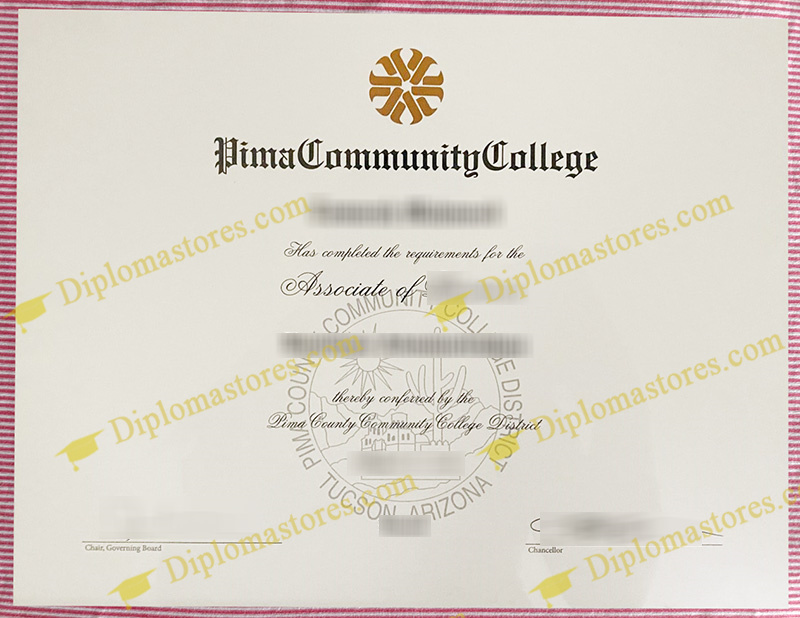 Pima Community College diploma, Pima Community College degree,