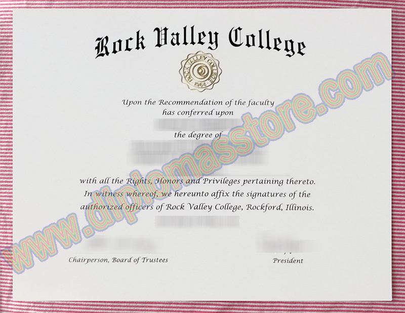 Rock Valley College diploma, Rock Valley College degree,