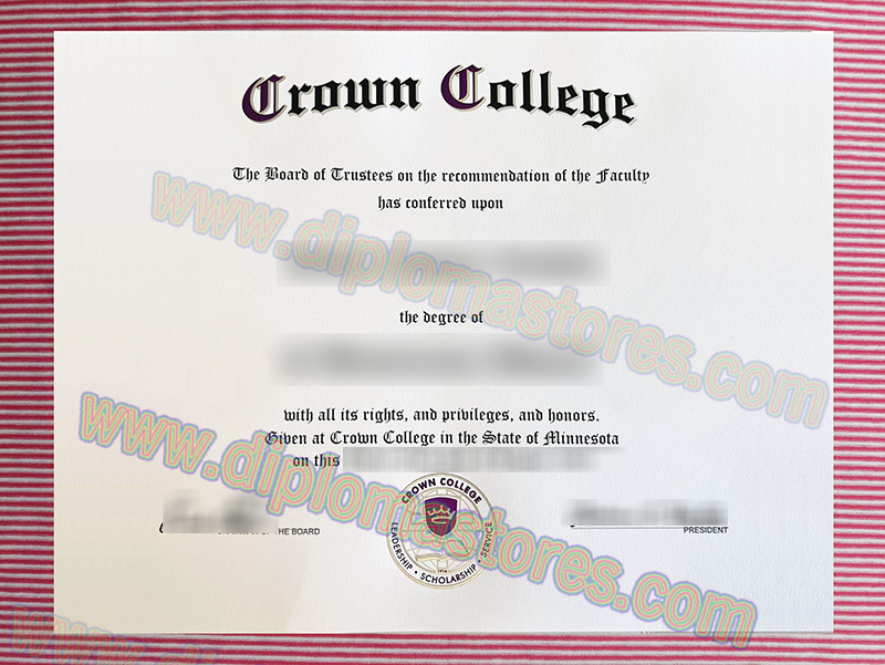 Crown College diploma