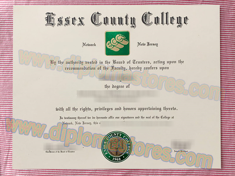 Essex County College diploma, Essex County College degree,