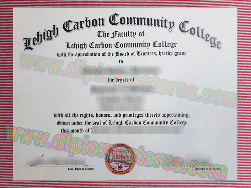 Lehigh Carbon Community College diploma, Lehigh Carbon Community College degree,