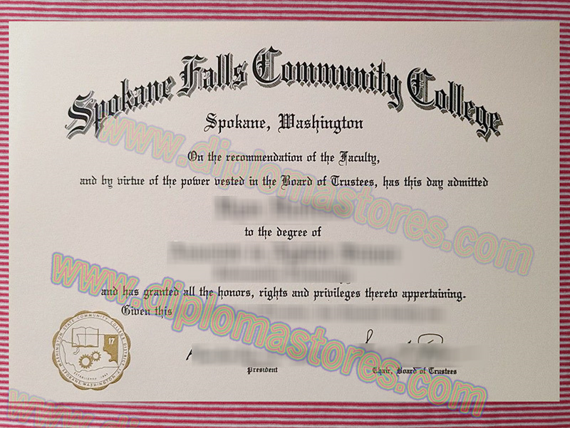 Spokane Falls Community College diploma