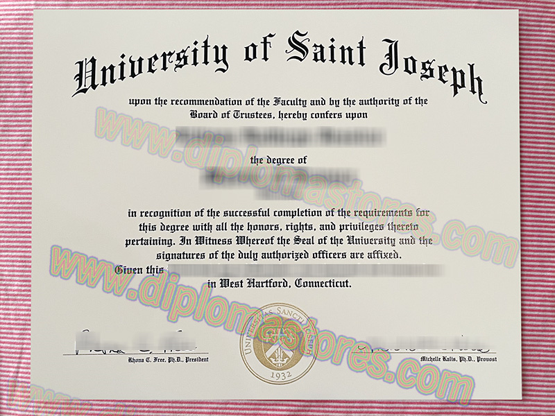 University of Saint Joseph diploma