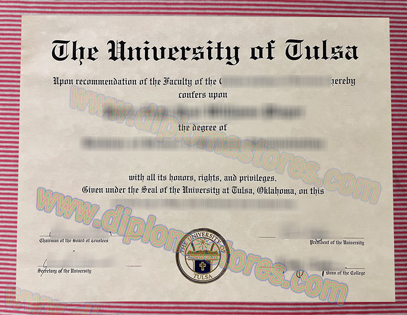 University of Tulsa diploma