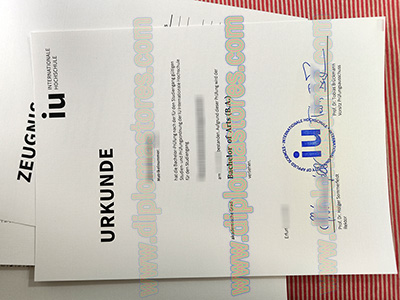 IU Internationale Hochschule diploma